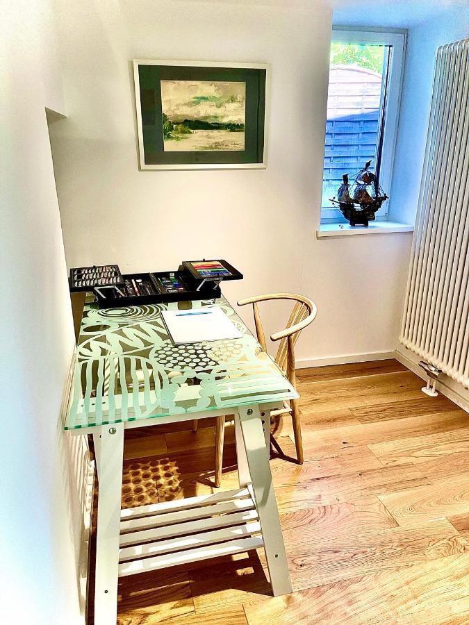 100M2 Fewo Im Haus Am See Mit Garten Bei Potsdam Schwielowsee Esterno foto