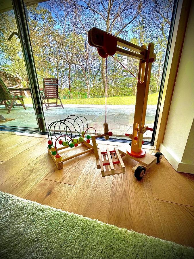 100M2 Fewo Im Haus Am See Mit Garten Bei Potsdam Schwielowsee Esterno foto