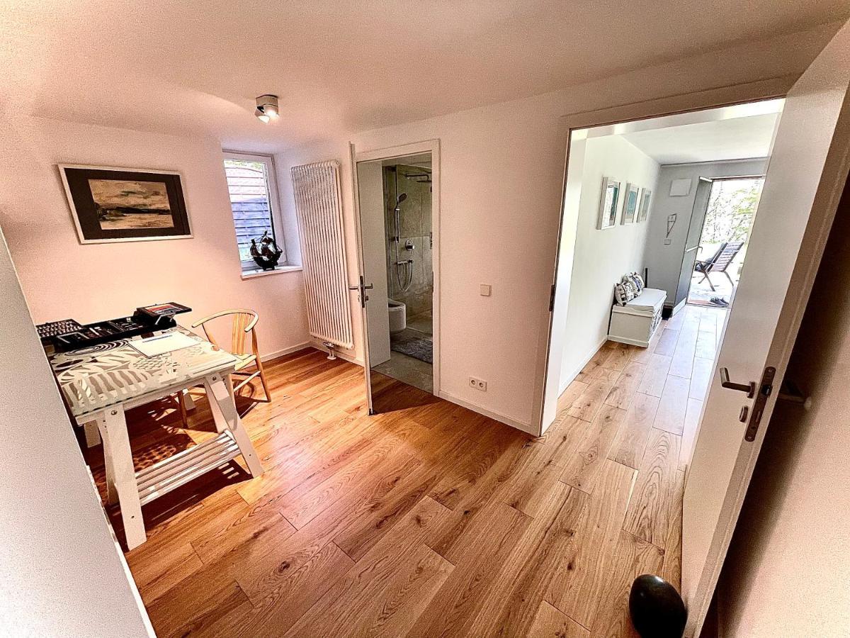 100M2 Fewo Im Haus Am See Mit Garten Bei Potsdam Schwielowsee Esterno foto